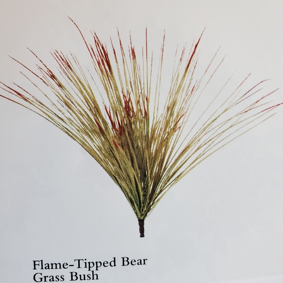 Home Interiors Flame tipped Bear grass bush 22" high New Artificial Floral - Picture 4 of 6
